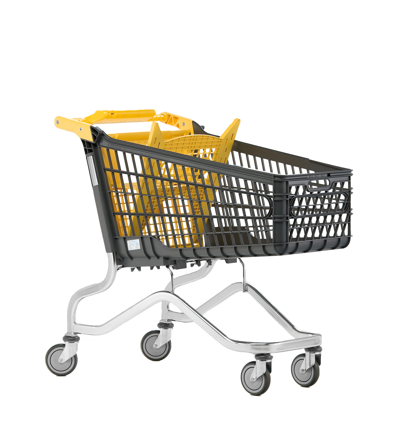 Large plastic trolley