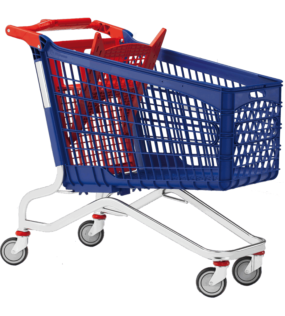 ترولي بلاستيك متعدد المقاسات